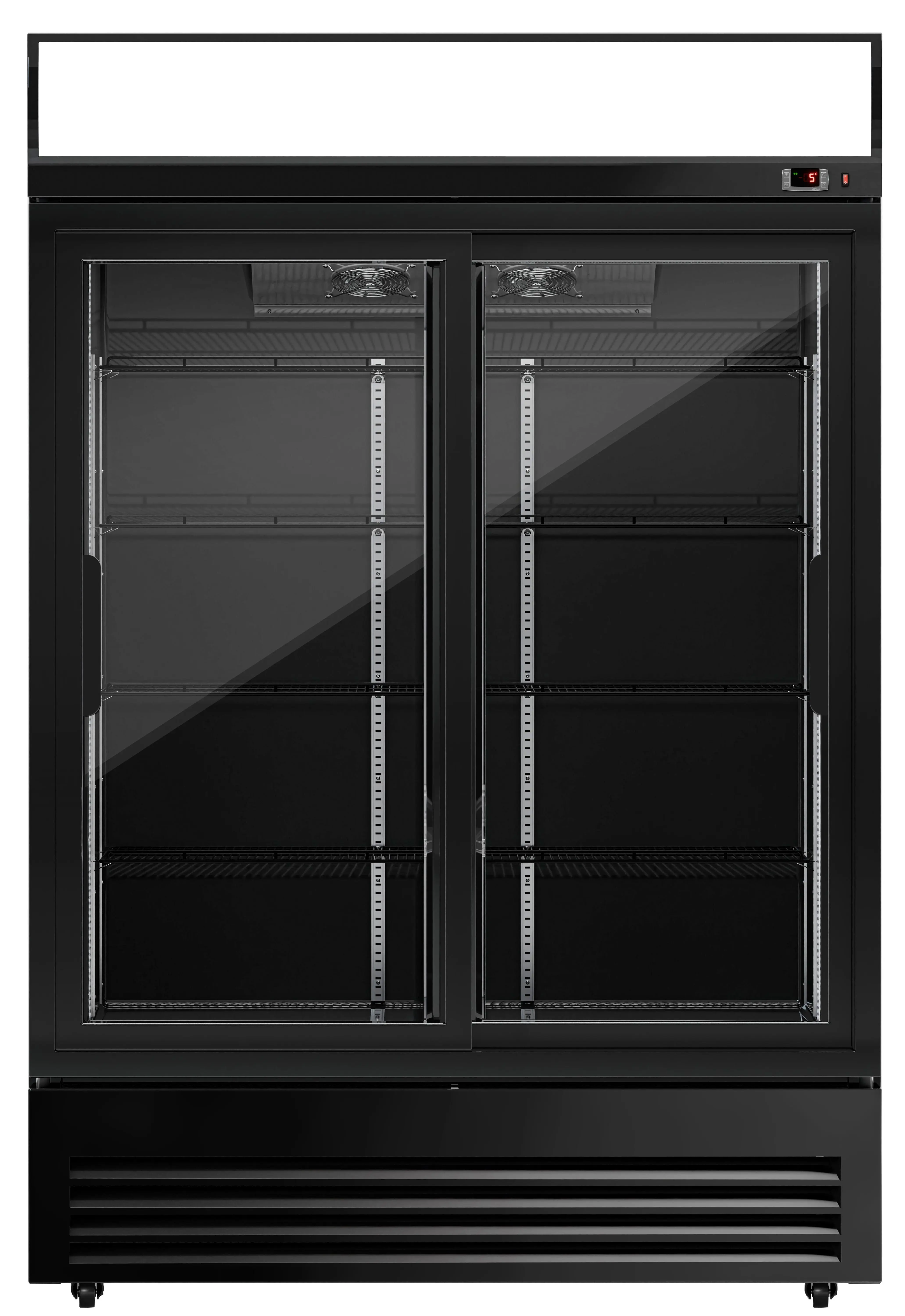 Холодильная витрина для напитков GGM Gastro GKS908N-B (Black) - 3