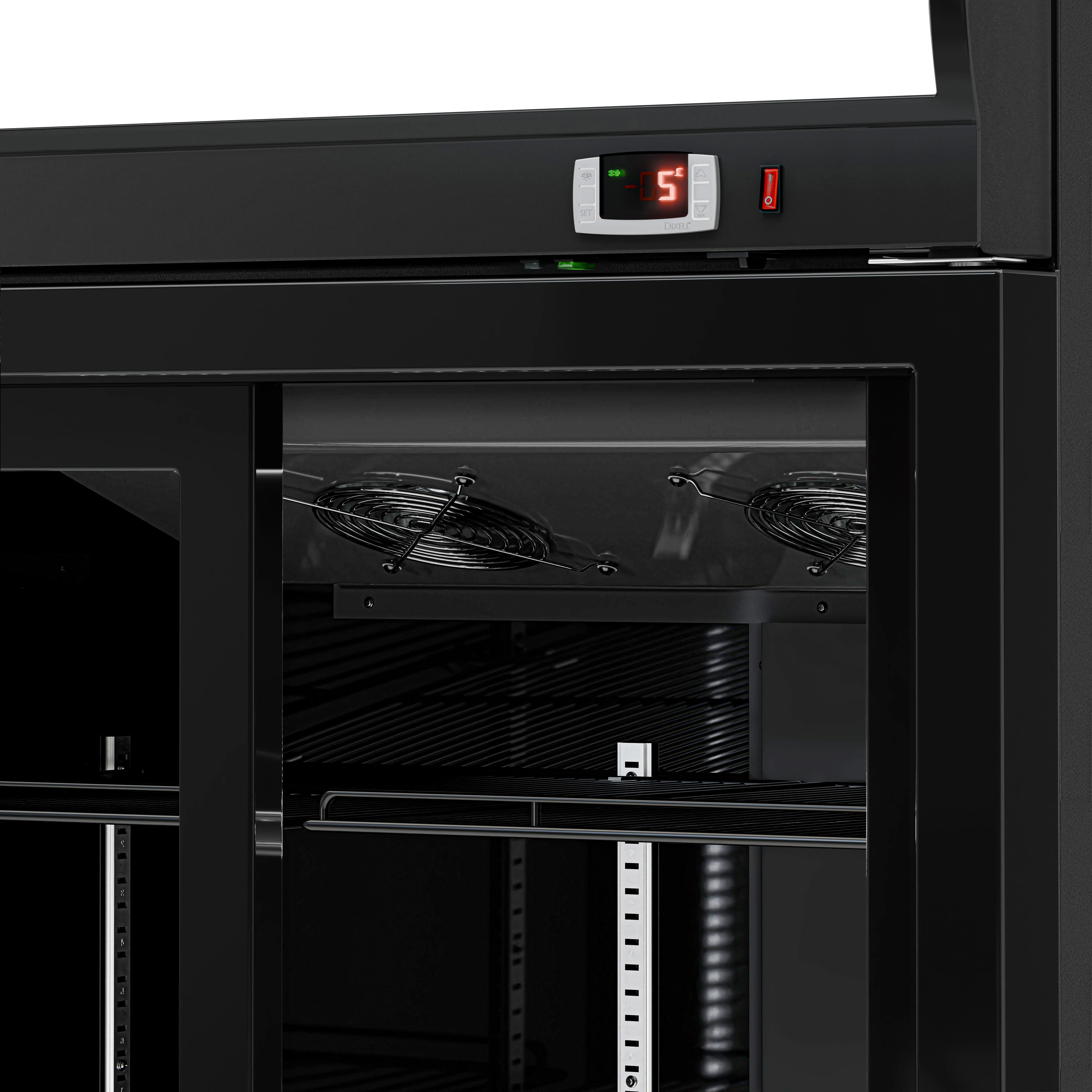 Холодильная витрина для напитков GGM Gastro GKS908N-B (Black) - 6