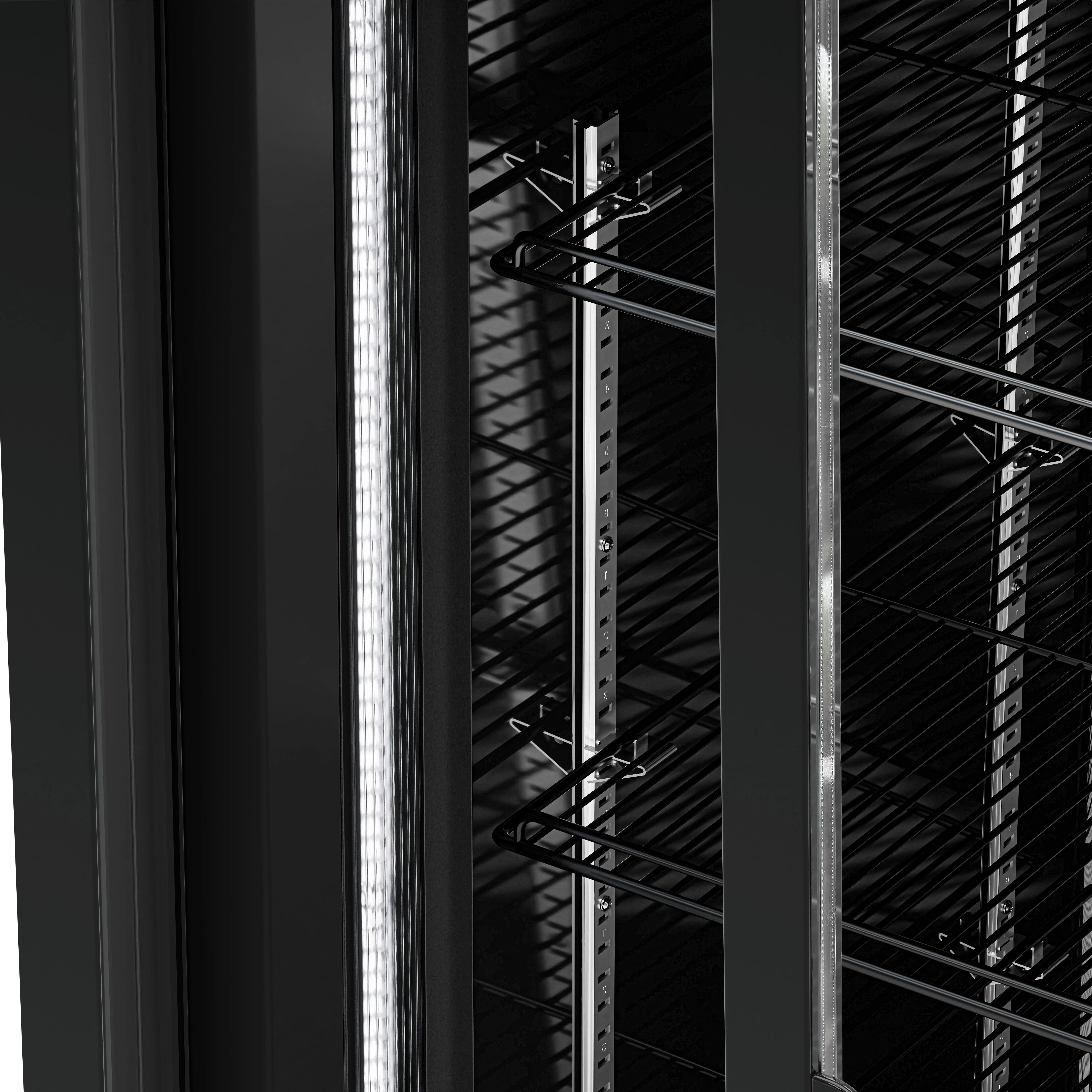 Холодильная витрина для напитков GGM Gastro GKS908N-B (Black) - 7
