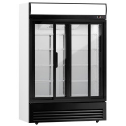 Холодильная витрина для напитков GGM Gastro GKS908N (Black/White) Thumb