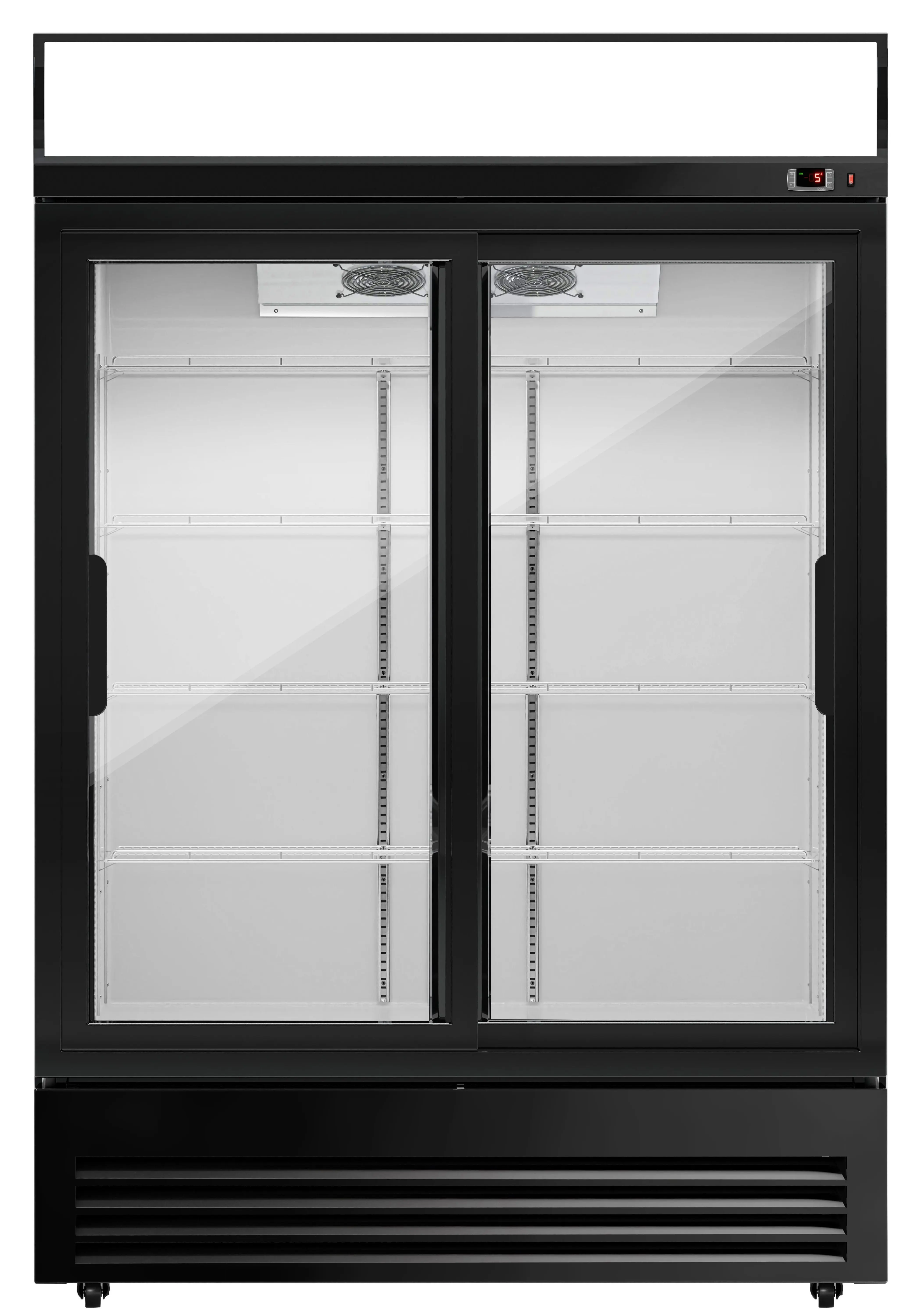 Холодильная витрина для напитков GGM Gastro GKS908N (Black/White) - 3