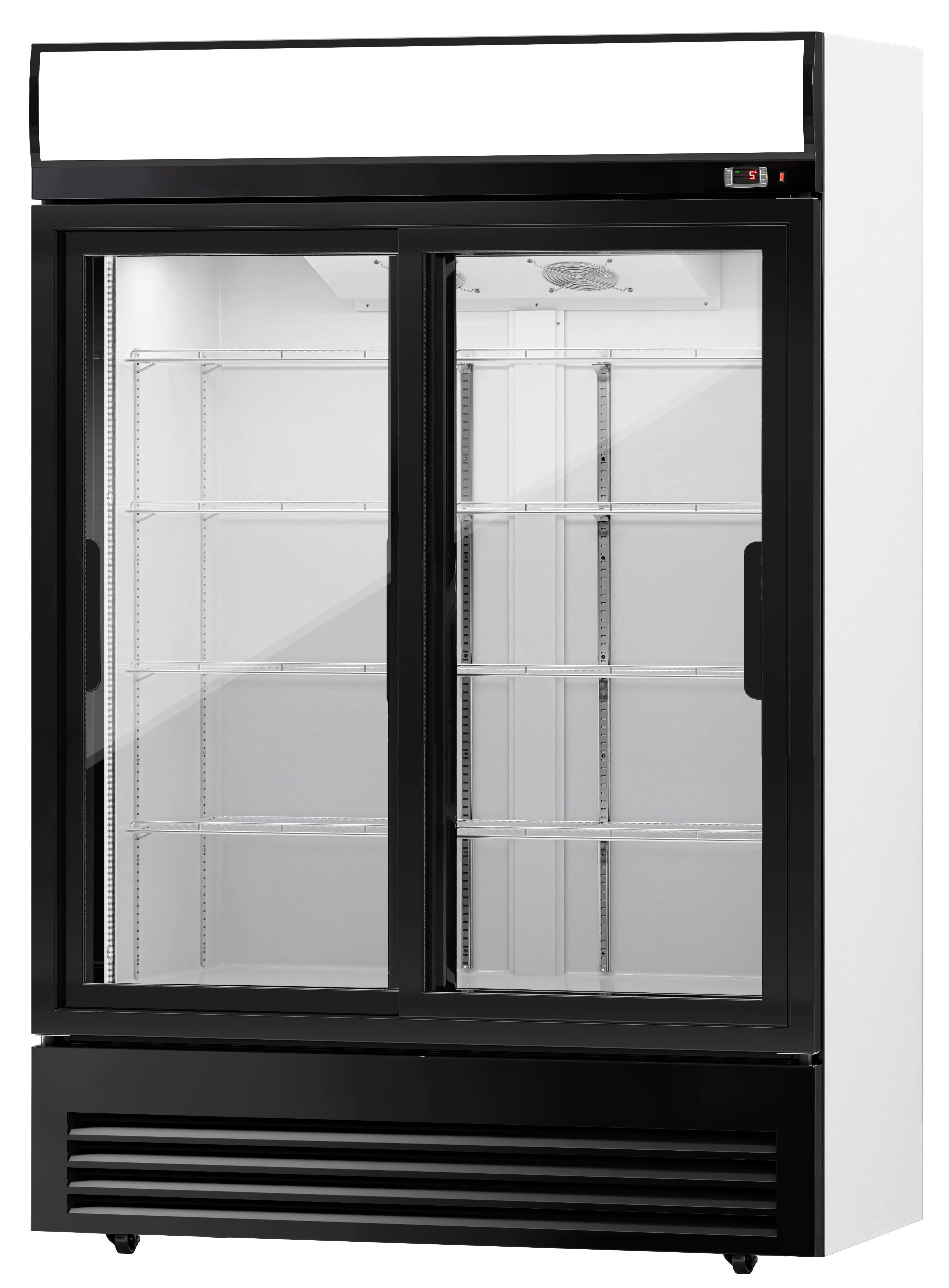 Холодильная витрина для напитков GGM Gastro GKS908N (Black/White) - 4