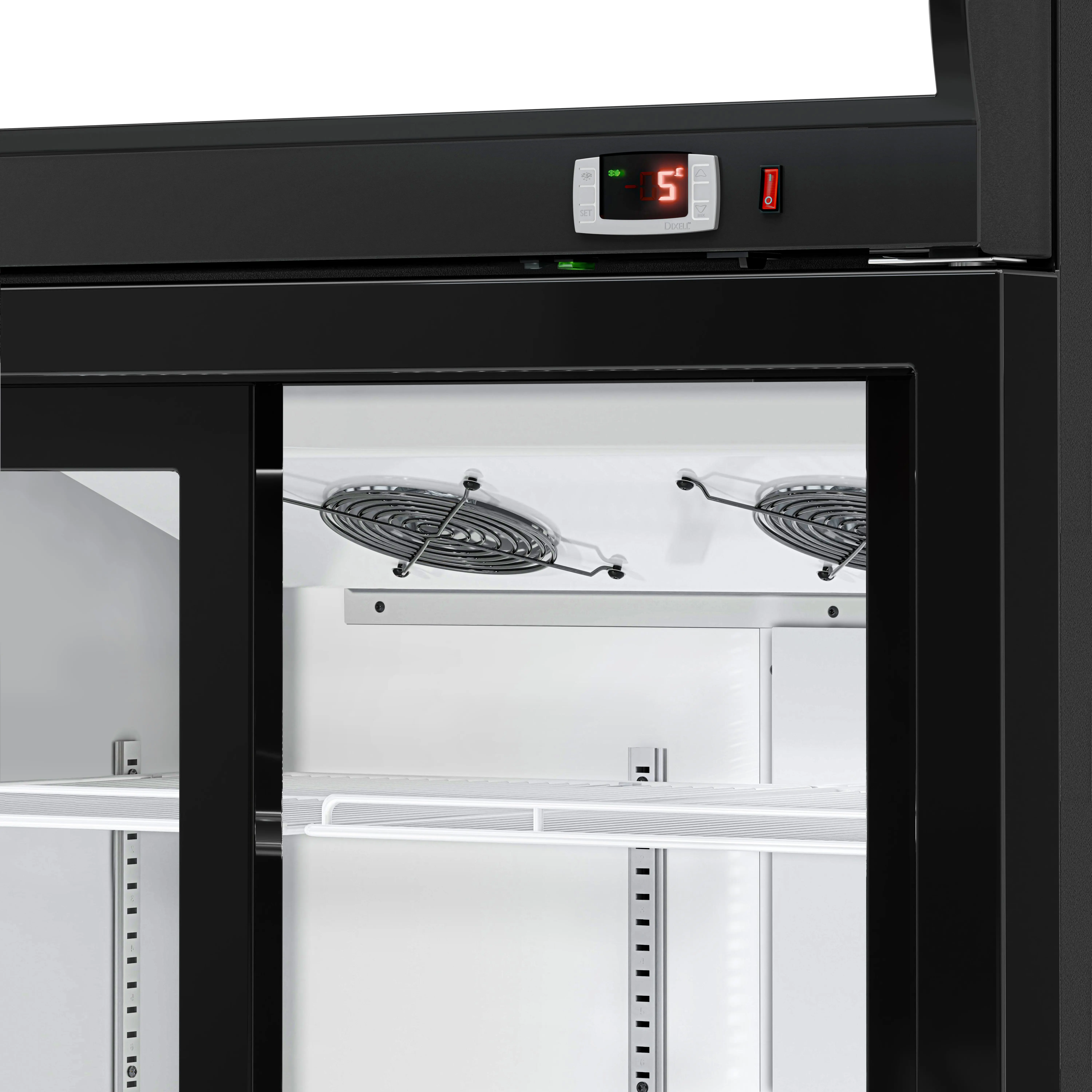 Холодильная витрина для напитков GGM Gastro GKS908N (Black/White) - 6