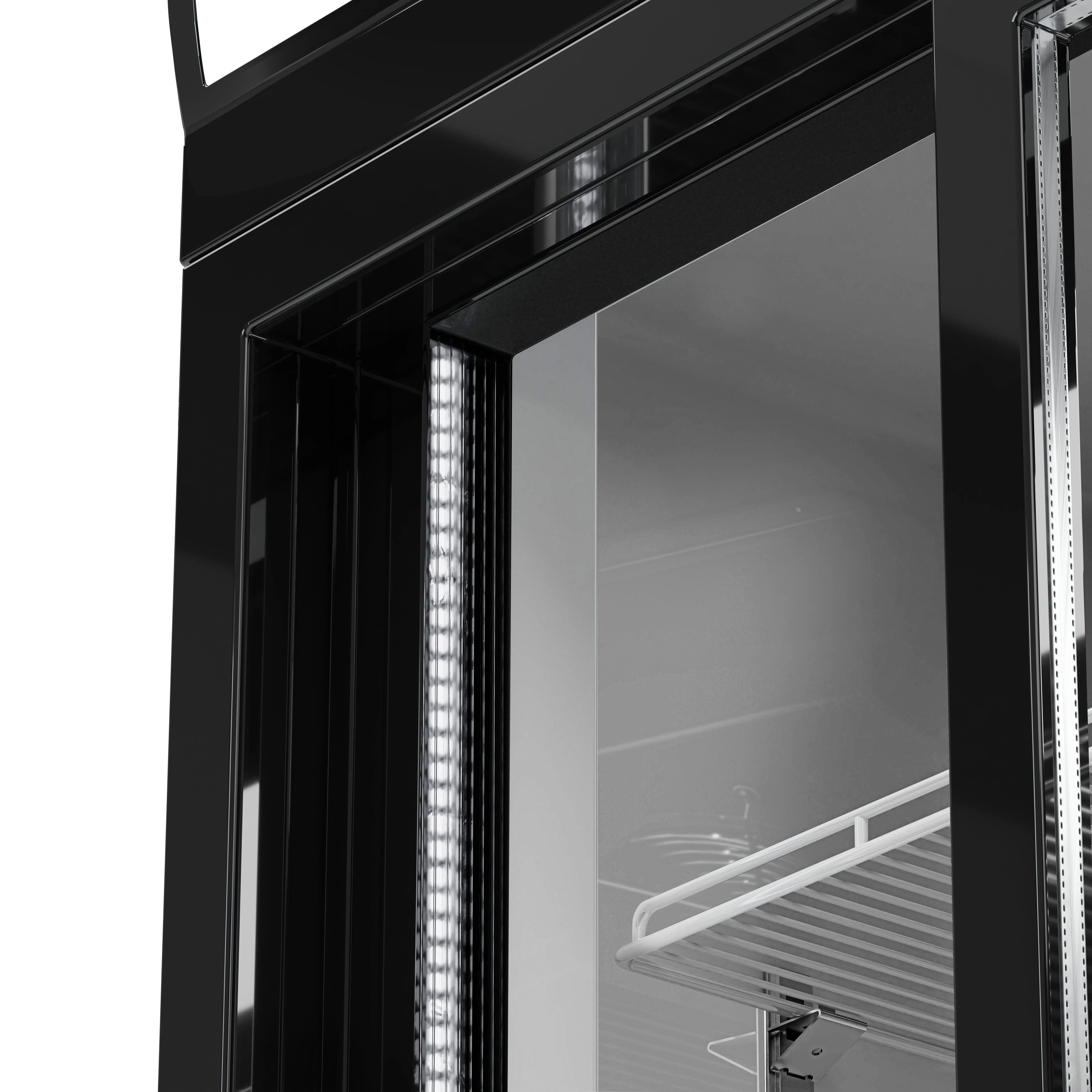 Холодильная витрина для напитков GGM Gastro GKS908N (Black/White) - 8