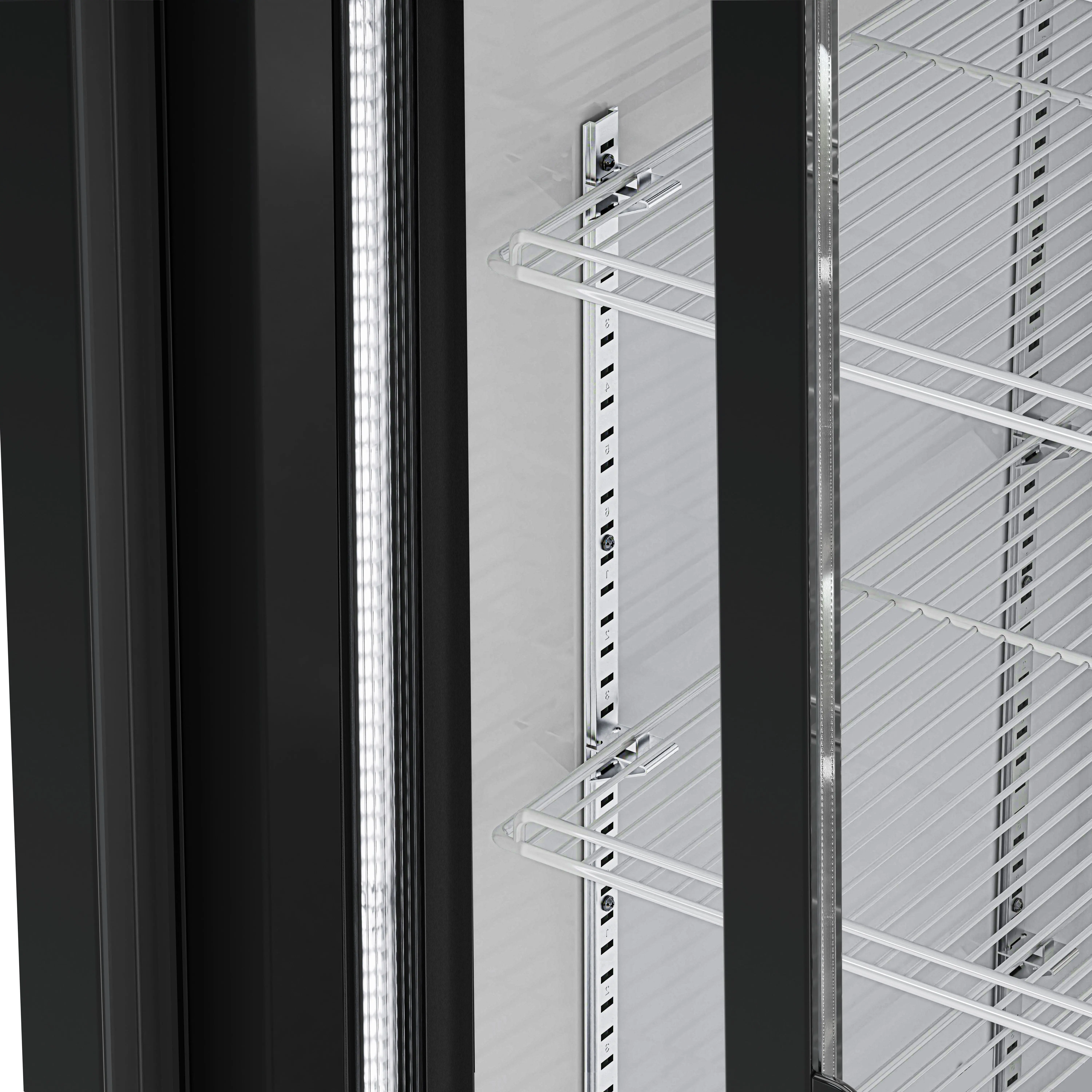 Холодильная витрина для напитков GGM Gastro GKS908N (Black/White) - 9