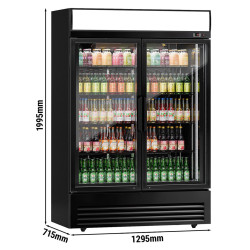 Холодильная витрина для напитков GGM Gastro GKS908NK-B (Black) Thumb