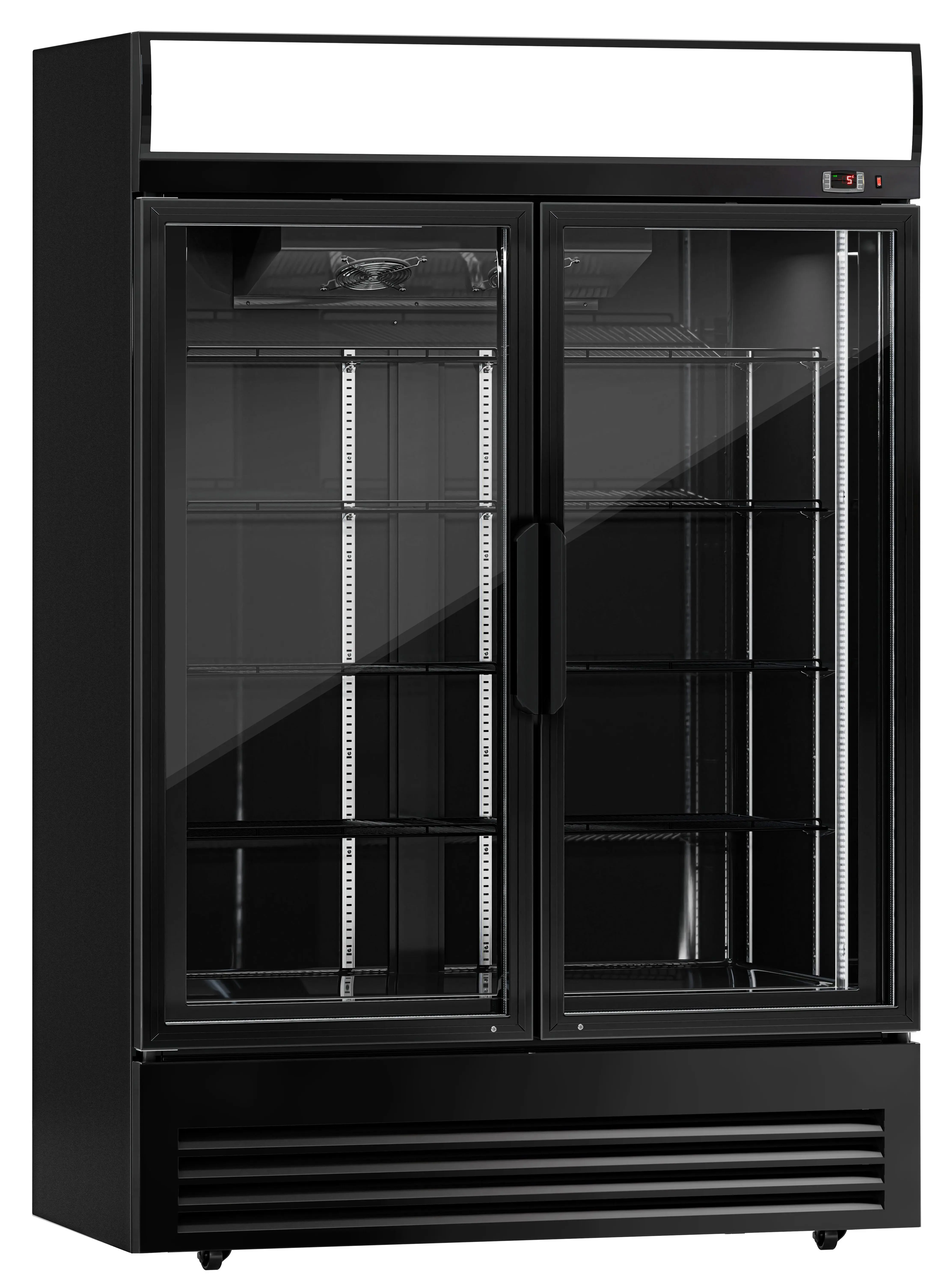 Холодильная витрина для напитков GGM Gastro GKS908NK-B (Black) - 3