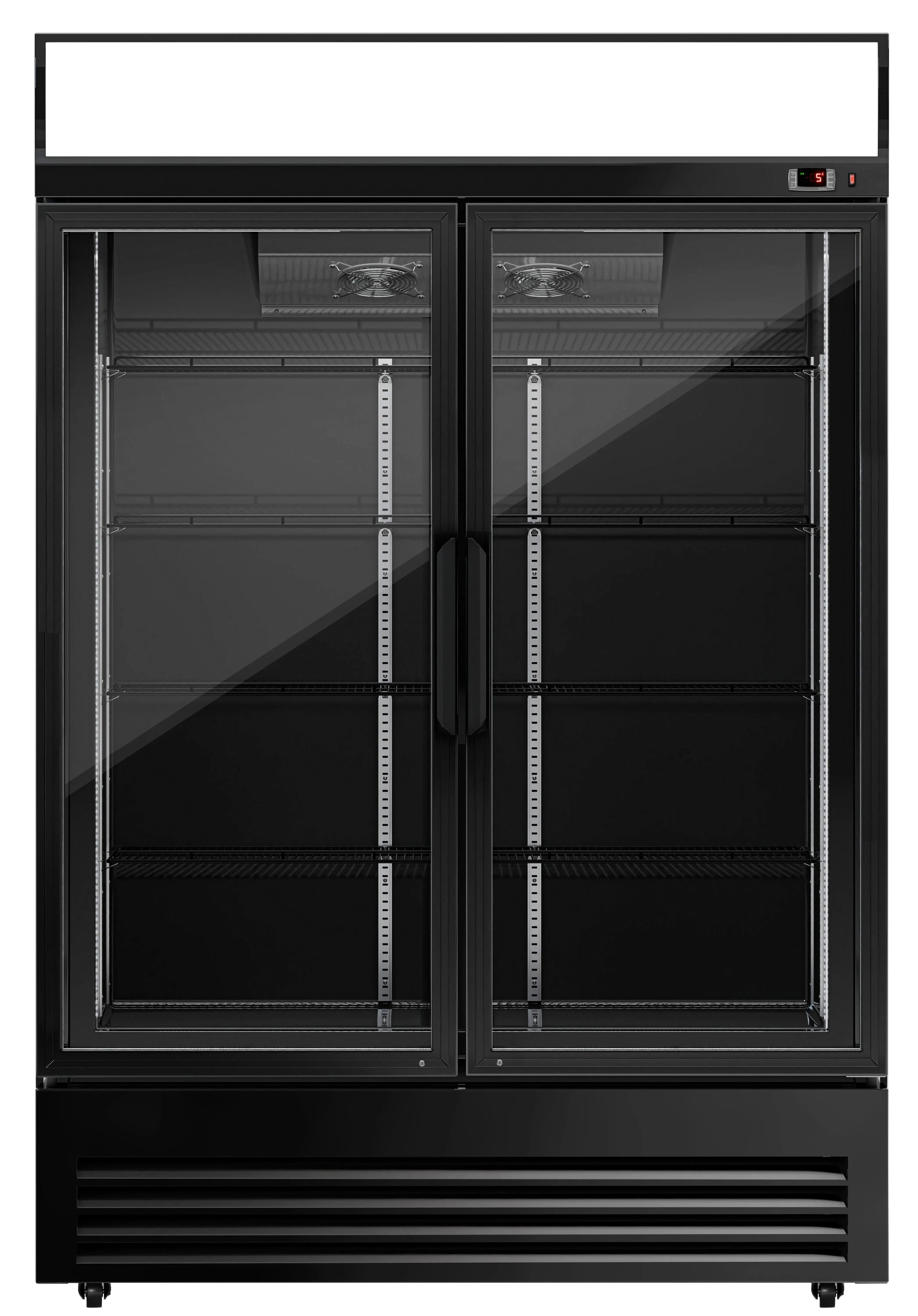 Холодильная витрина для напитков GGM Gastro GKS908NK-B (Black) - 5