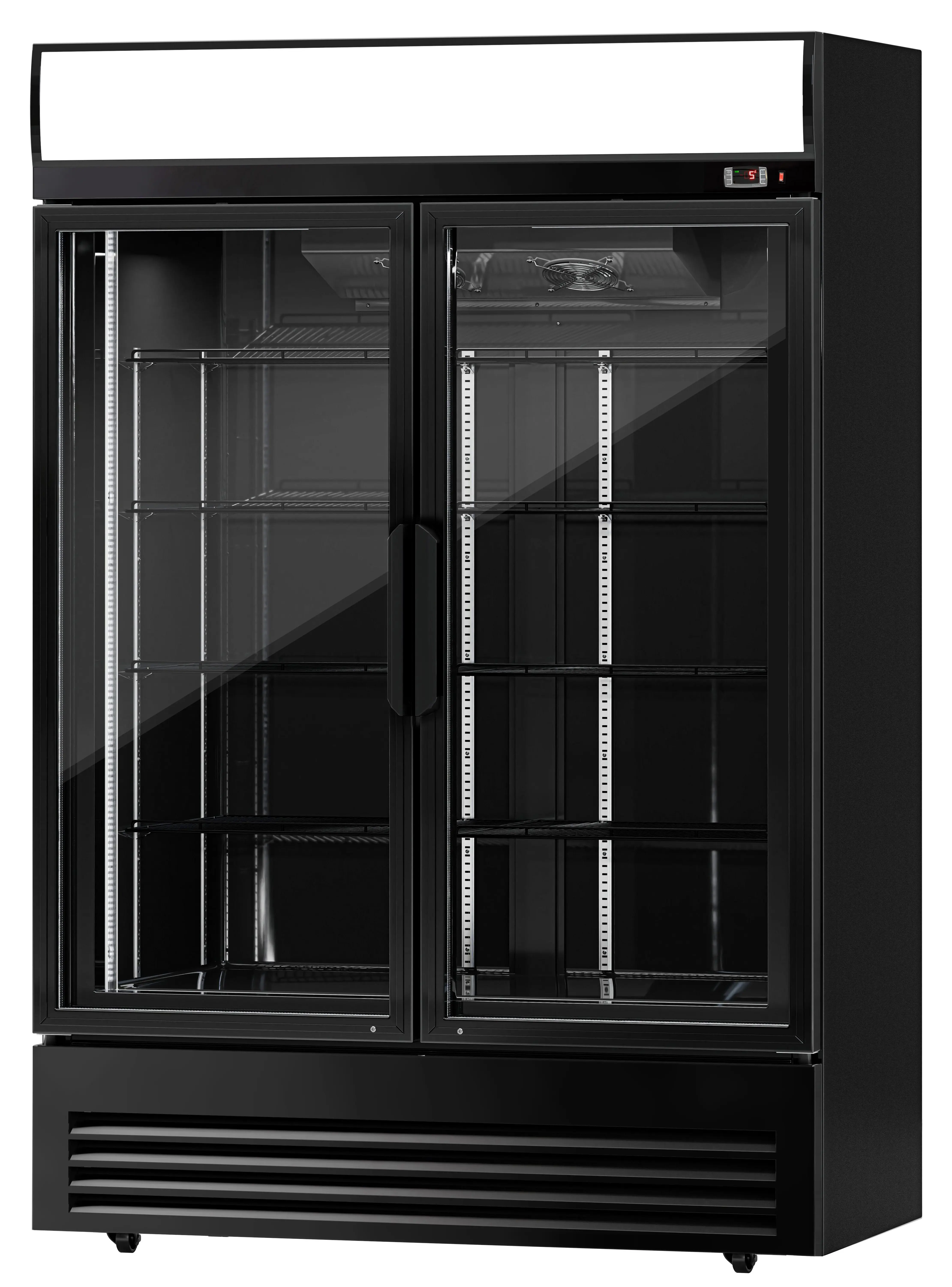 Холодильная витрина для напитков GGM Gastro GKS908NK-B (Black) - 6