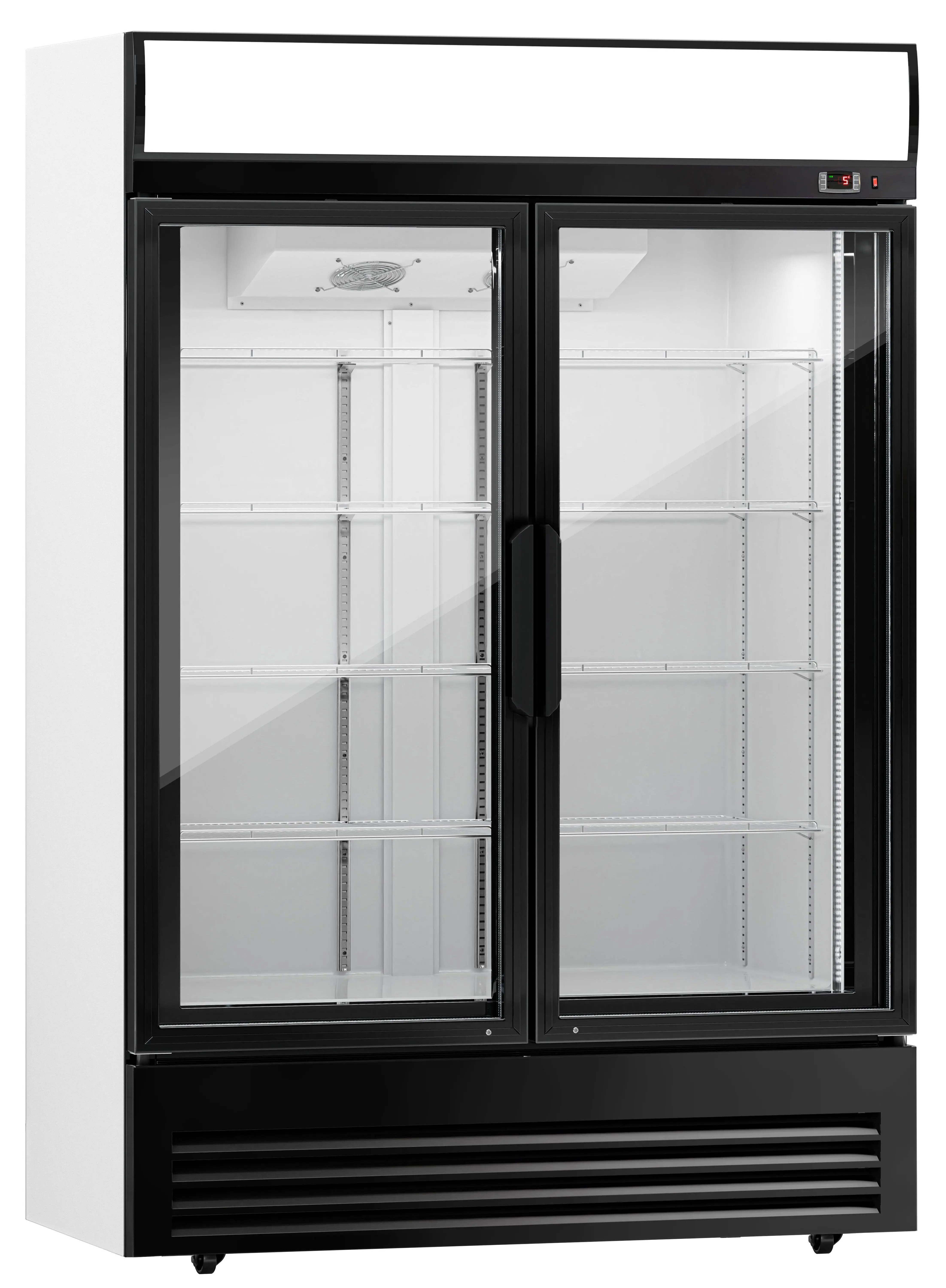 Холодильная витрина для напитков GGM Gastro GKS908NK (White/Black) - 2