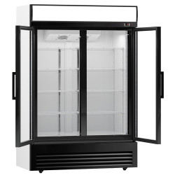 Холодильная витрина для напитков GGM Gastro GKS908NK (White/Black) Thumb