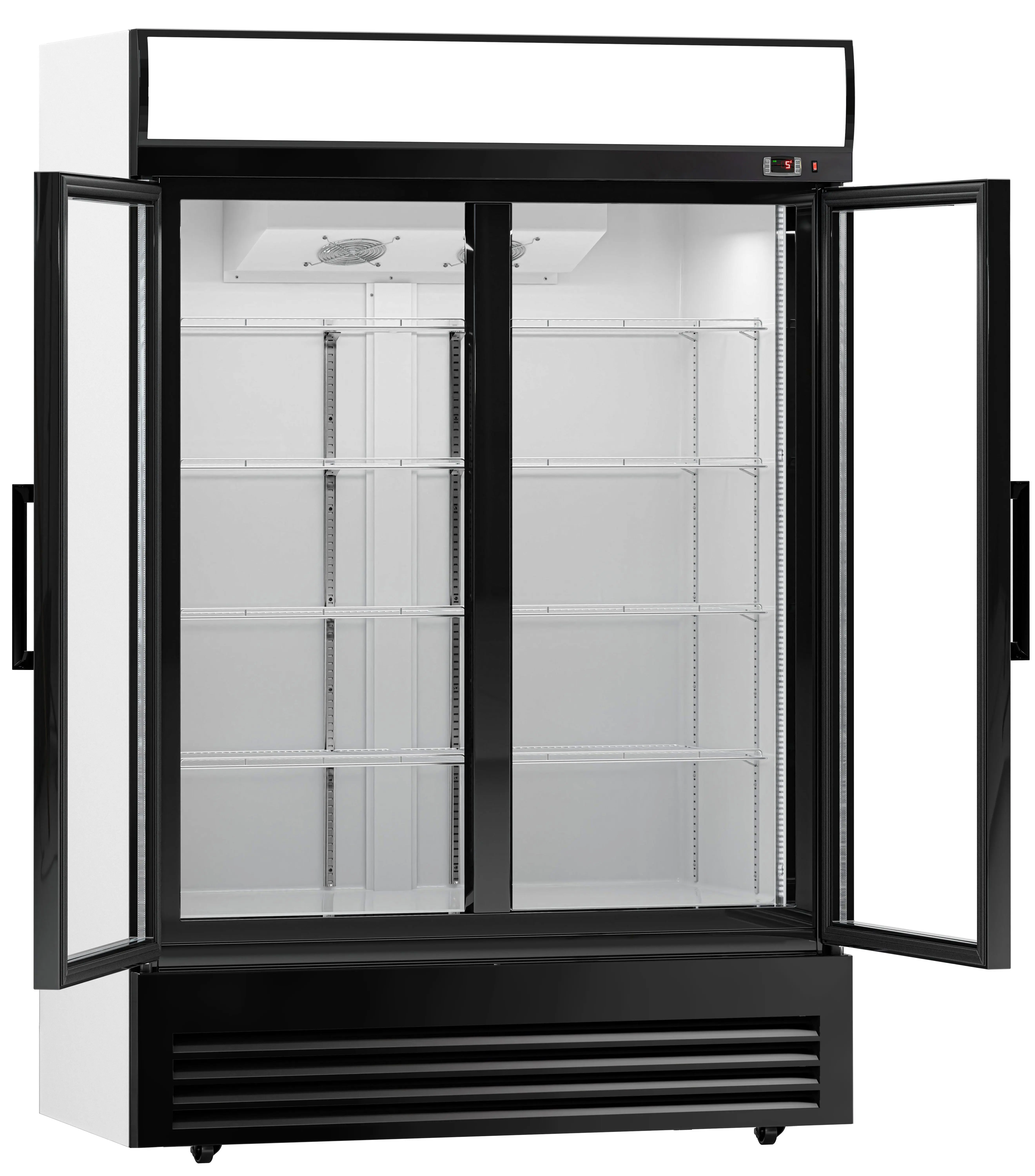 Холодильная витрина для напитков GGM Gastro GKS908NK (White/Black) - 4
