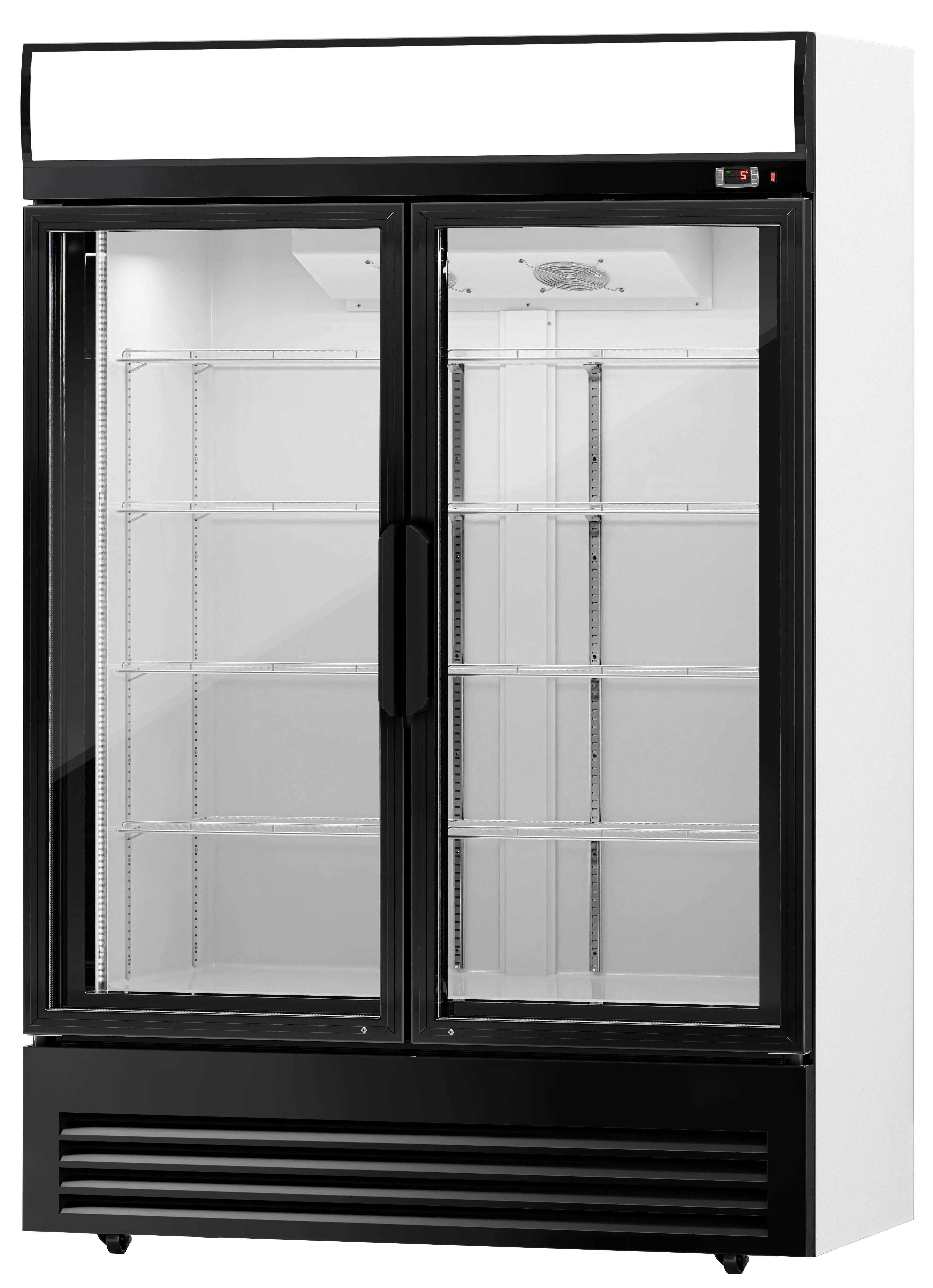 Холодильная витрина для напитков GGM Gastro GKS908NK (White/Black) - 6