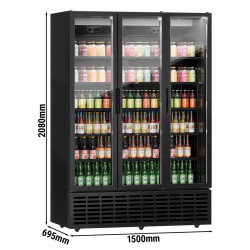 Vitrina frigorifica pentru bauturi GGM Gastro GKSS1500 (Black) Thumb