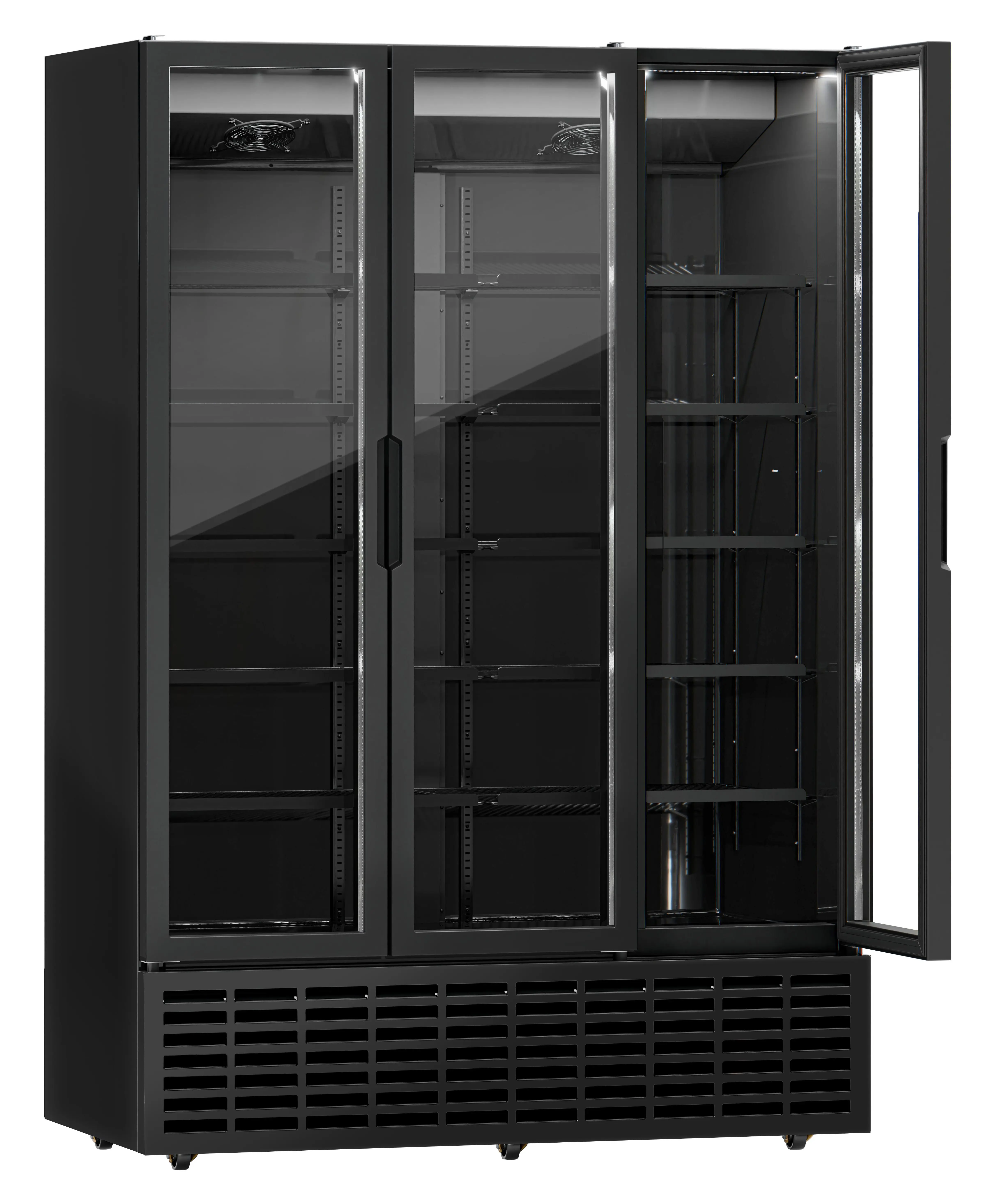 Vitrina frigorifica pentru bauturi GGM Gastro GKSS1500 (Black) - 3