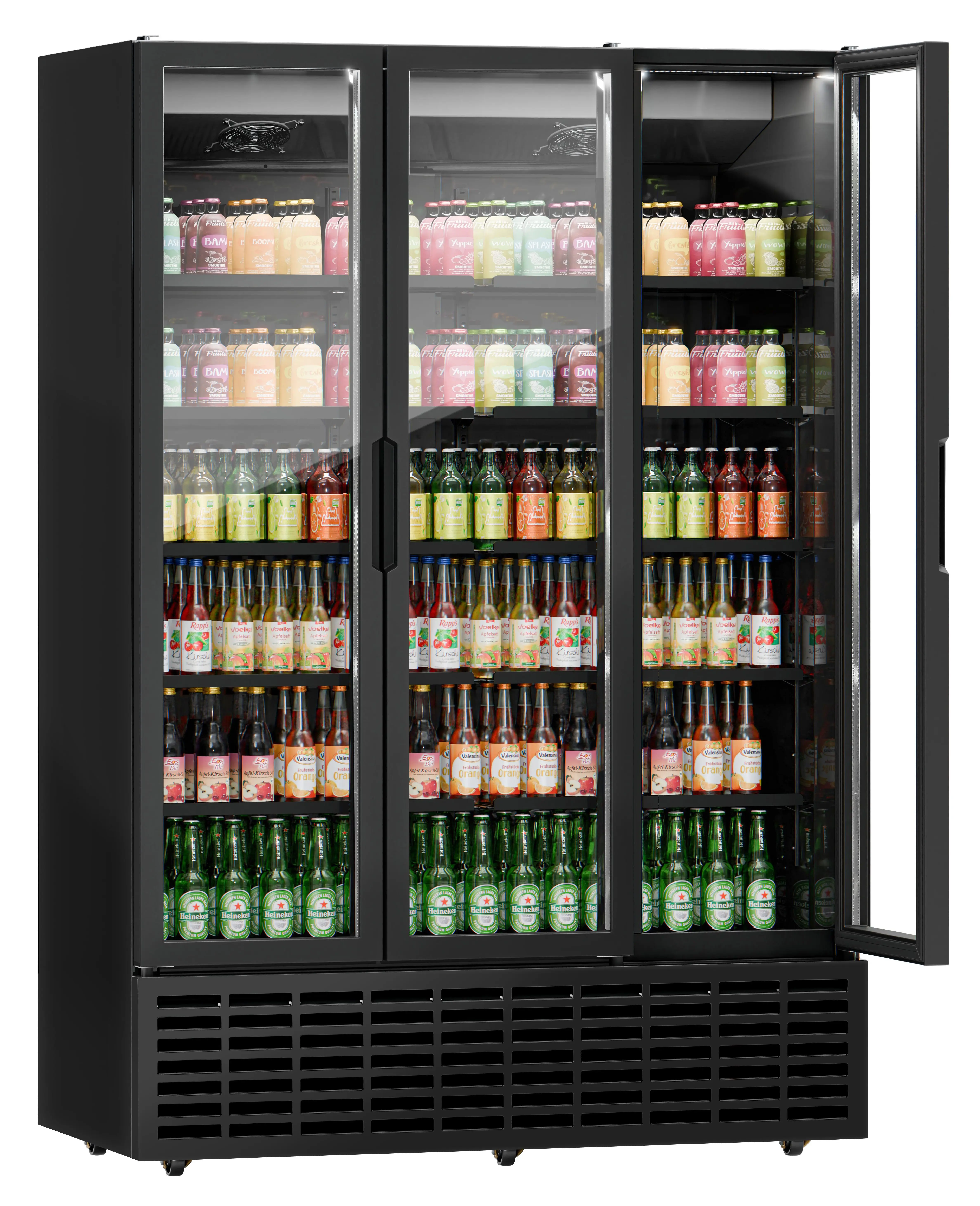 Vitrina frigorifica pentru bauturi GGM Gastro GKSS1500 (Black) - 4