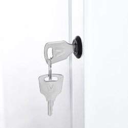 Холодильная витрина для напитков GGM Gastro RKGSWGC135 (White) Thumb