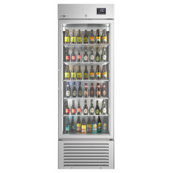 Холодильная витрина для напитков GGM Gastro SPCI501-E (Inox) Thumb