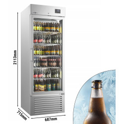 Холодильная витрина для напитков GGM Gastro SPCI501-E (Inox) Thumb