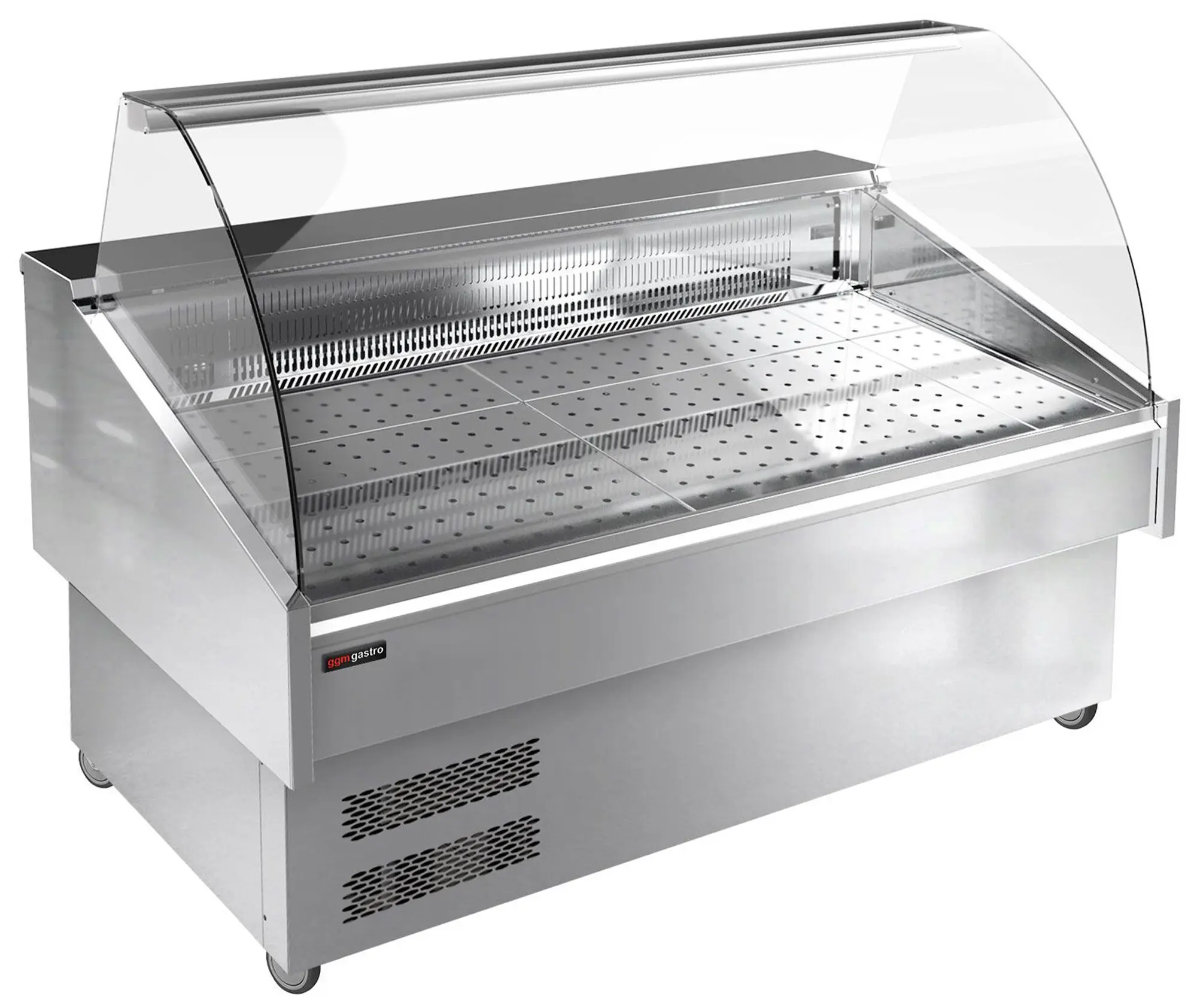 Холодильная витрина для рыбы GGM Gastro FTA150N (Inox) - 2