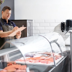 Холодильная витрина для рыбы GGM Gastro FTA150N (Inox) Thumb