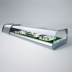 Vitrina frigorifica pentru sushi GGM Gastro ASUI134 (Inox) Thumb