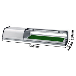 Vitrina frigorifica pentru sushi GGM Gastro ASUI134 (Inox) Thumb