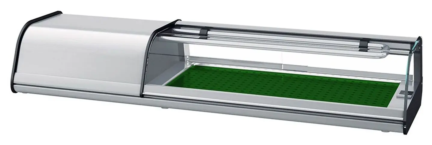 Vitrina frigorifica pentru sushi GGM Gastro ASUI134 (Inox)
