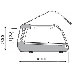 Холодильная витрина для суши GGM Gastro ASUI164 (Inox) Thumb