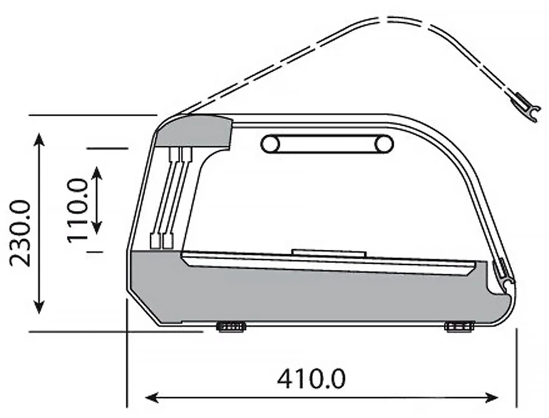 Холодильная витрина для суши GGM Gastro ASUI164 (Inox) - 5
