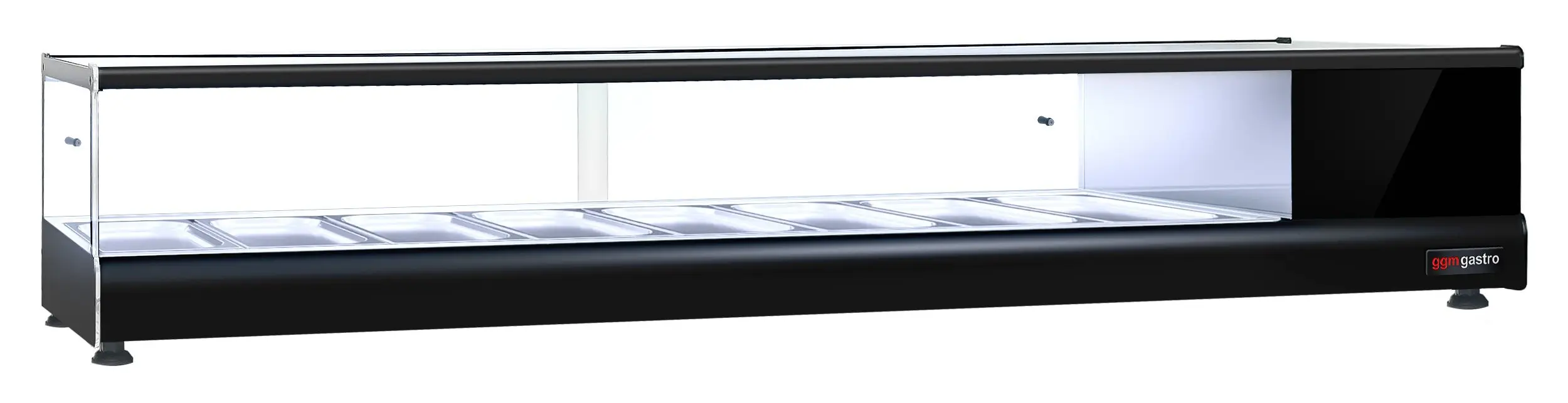 Холодильная витрина для суши GGM Gastro KAVND813 (Black) - 2