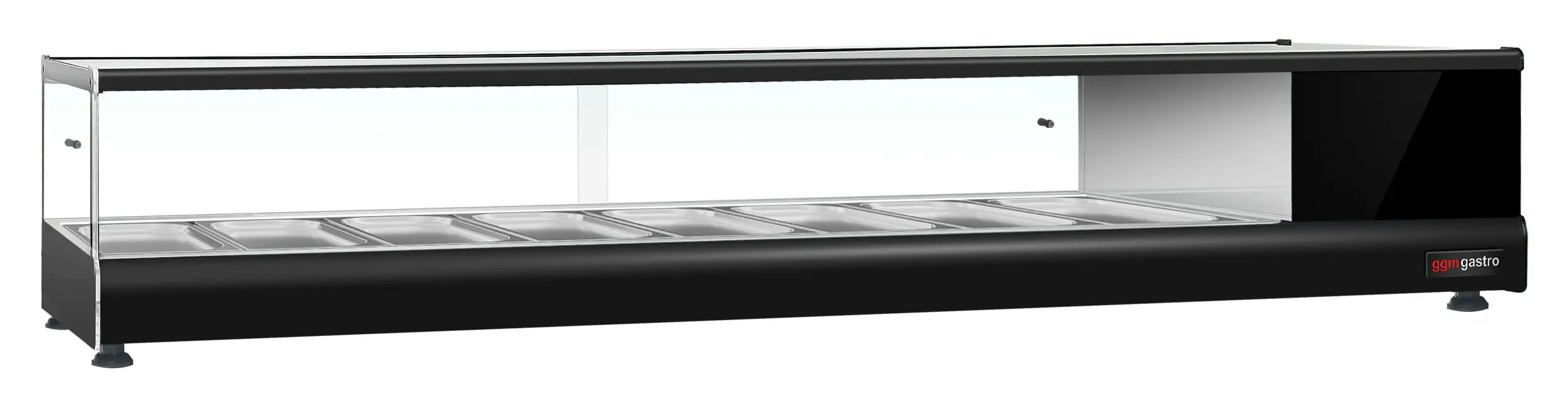 Холодильная витрина для суши GGM Gastro KAVND813 (Black) - 3