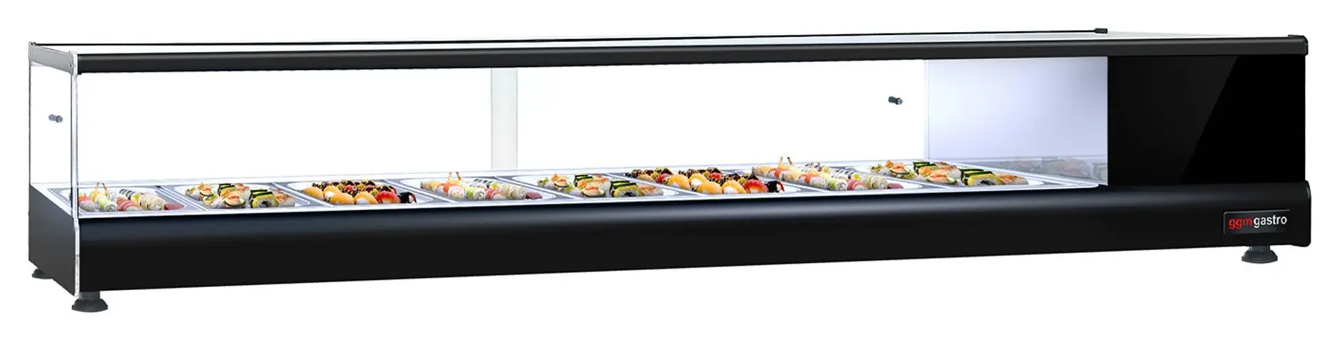 Холодильная витрина для суши GGM Gastro KAVND813 (Black)