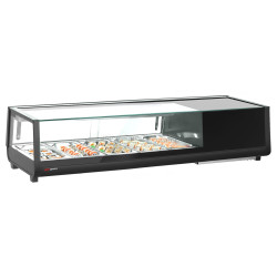 Vitrina frigorifica pentru sushi GGM Gastro SKAVENR513 (Black)