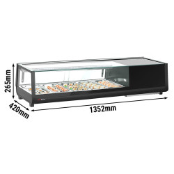 Vitrina frigorifica pentru sushi GGM Gastro SKAVENR513 (Black) Thumb