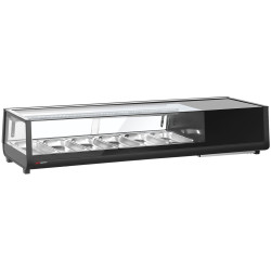 Vitrina frigorifica pentru sushi GGM Gastro SKAVENR613 (Black) Thumb