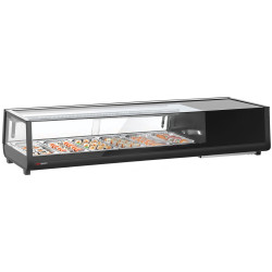 Vitrina frigorifica pentru sushi GGM Gastro SKAVENR613 (Black)