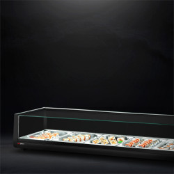 Vitrina frigorifica pentru sushi GGM Gastro SKAVENR613 (Black) Thumb