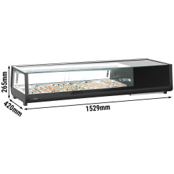 Vitrina frigorifica pentru sushi GGM Gastro SKAVENR613 (Black) Thumb