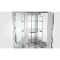 Vitrina frigorifica pentru brânzeturi GGM Gastro PVT-450-R-C (Silver) Thumb