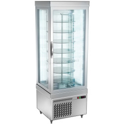 Vitrina frigorifica pentru brânzeturi GGM Gastro PVT-450-R-C (Silver)