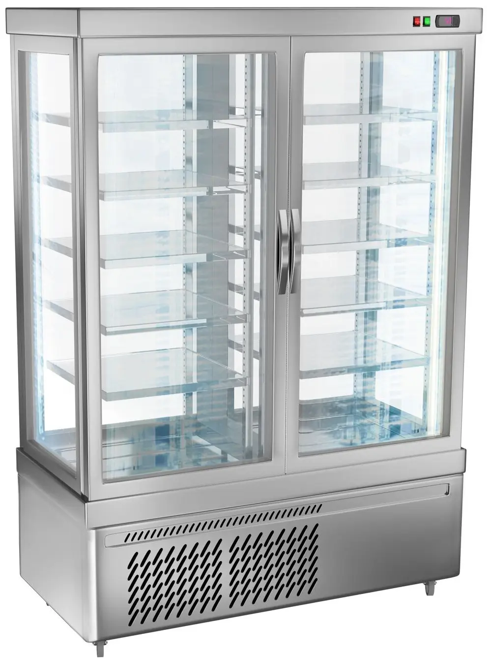 Vitrina frigorifica pentru brânzeturi GGM Gastro PVT900-K (Silver)