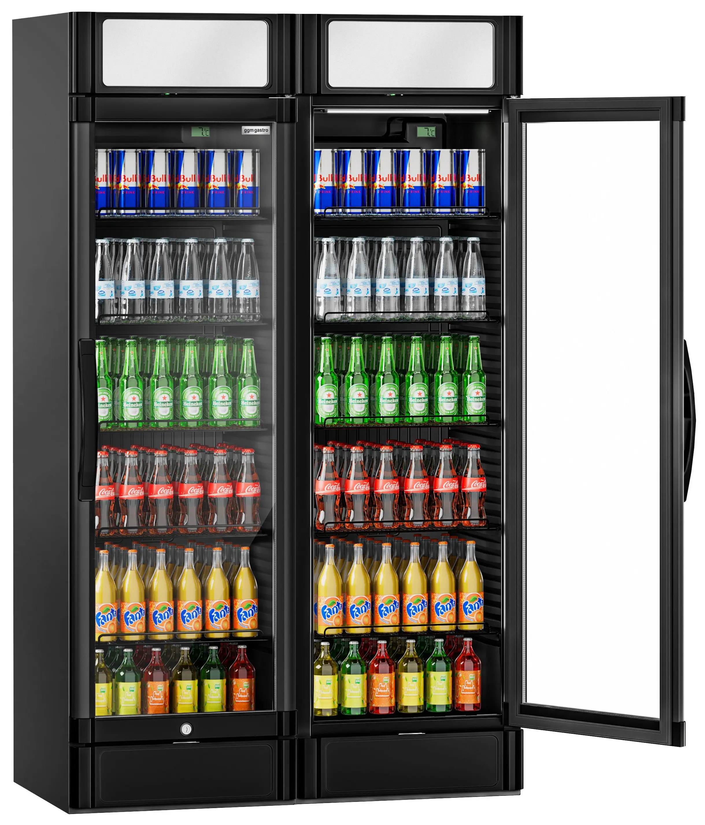 Vitrina frigorifica GGM Gastro GK374UES#SET2 (Black) - 6
