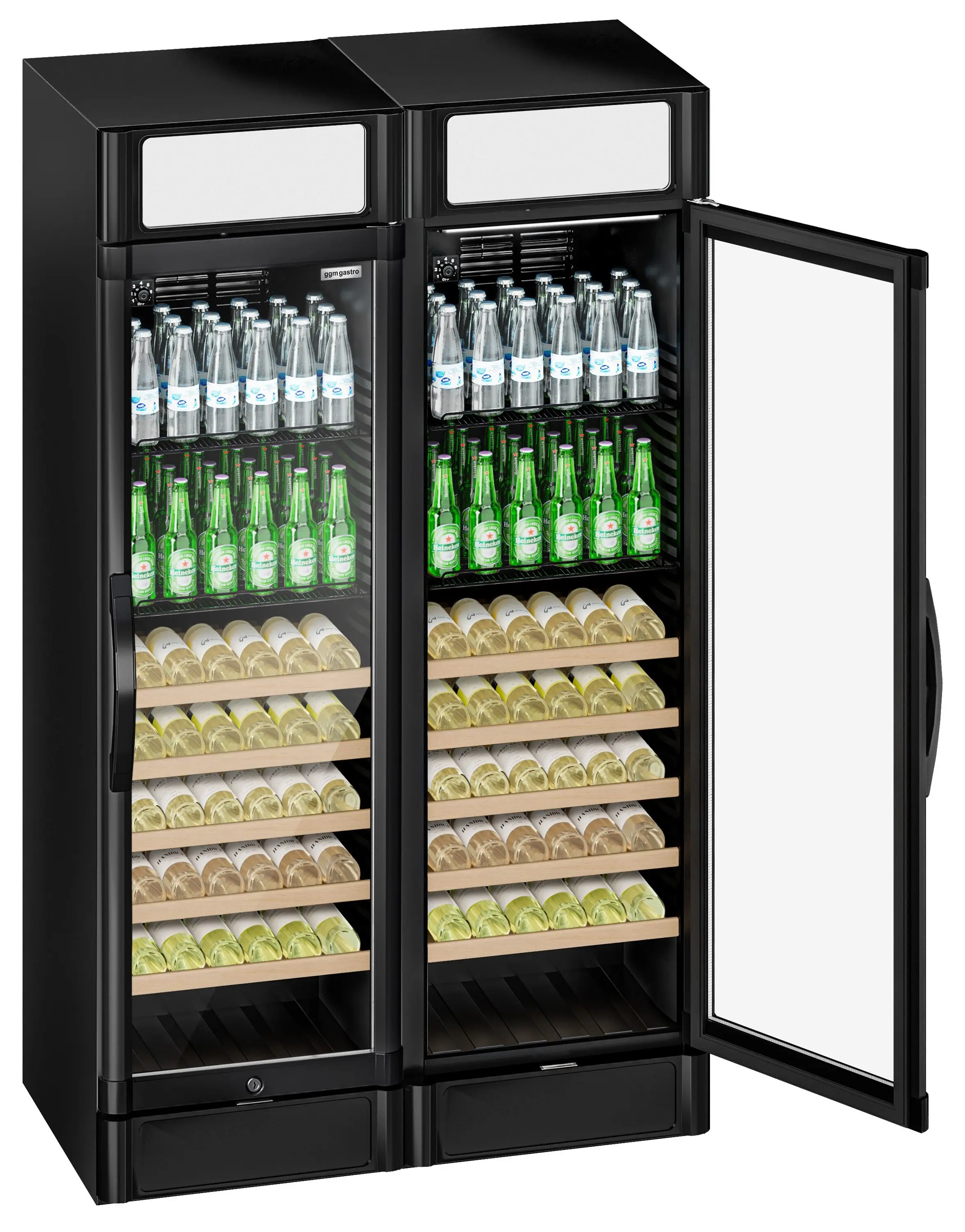 Vitrina frigorifica GGM Gastro GK374UES#SET2 (Black) - 7