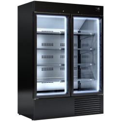 Vitrina frigorifica GGM Gastro GKI1310S (Black)