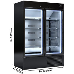 Vitrina frigorifica GGM Gastro GKI1310S (Black) Thumb