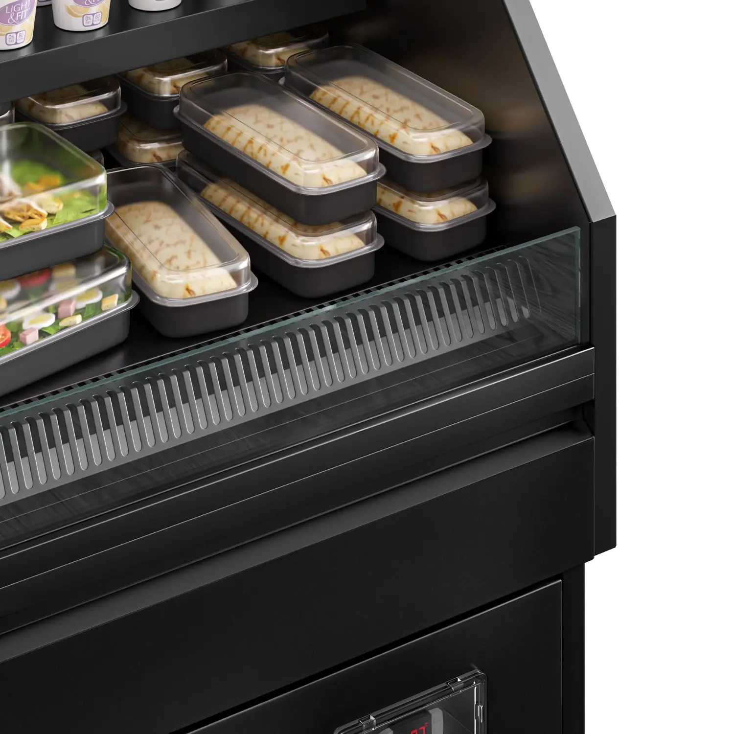 Холодильная витрина GGM Gastro Helsinki VTBL128N (Black) - 11