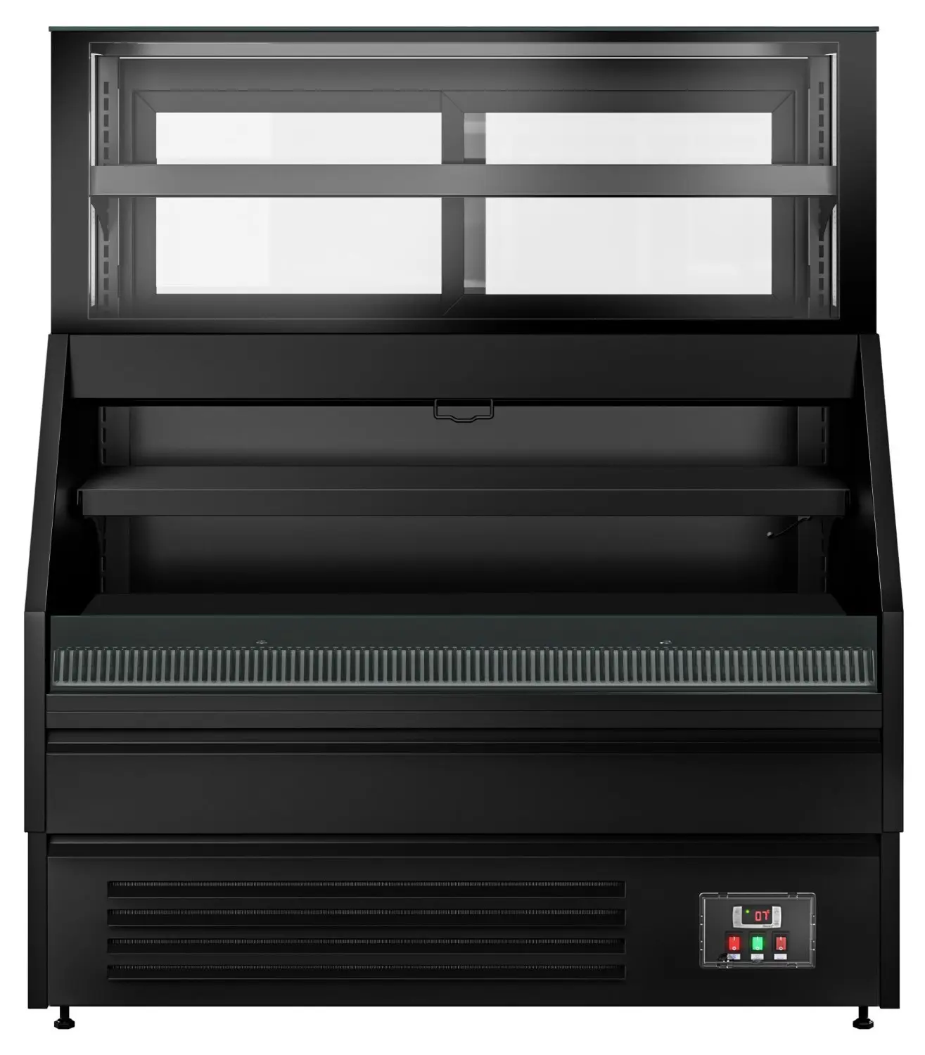 Холодильная витрина GGM Gastro Helsinki VTBL128N (Black) - 5