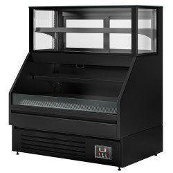 Холодильная витрина GGM Gastro Helsinki VTBL128N (Black) Thumb