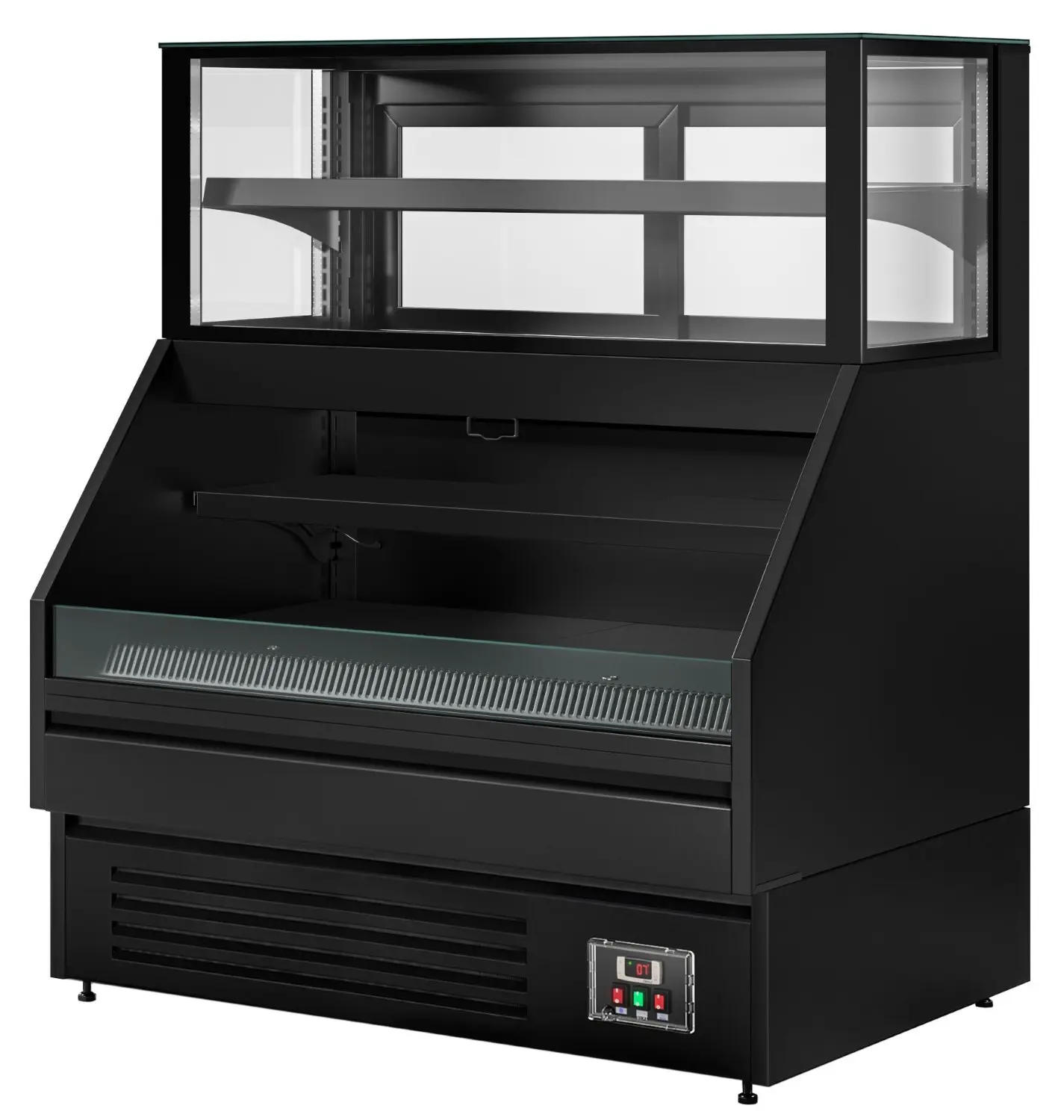 Холодильная витрина GGM Gastro Helsinki VTBL128N (Black) - 6
